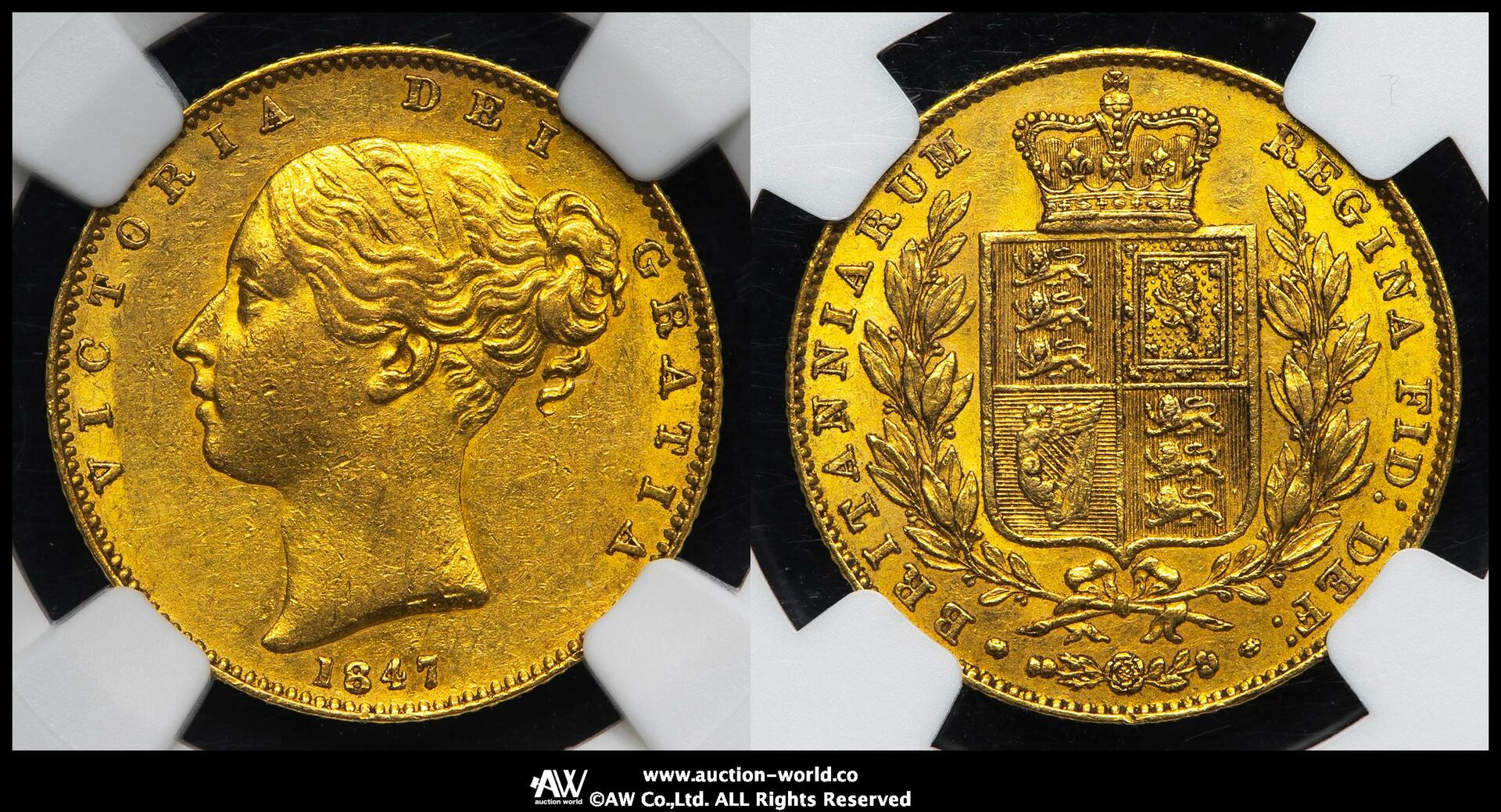NGC MS61』イギリスジョージ4世ハーフクラウン銀貨(1825年