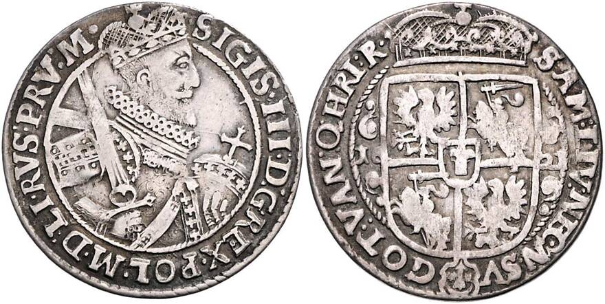 Lot 4711 Poland Sigismund Iii Ort Thaler 1621 Km 37 F Vf Auction 247 Corinphila Veilingen Sixbid