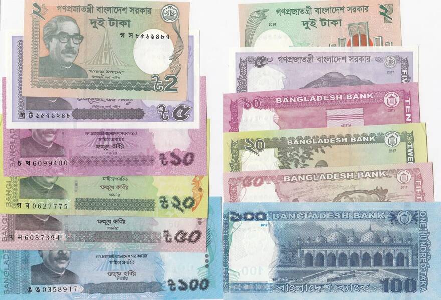 The taka is the currency of bangladesh. 