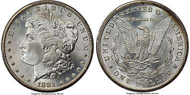 1878-CC $1 Morgan Silver Dollar - Carson City - Light Cleaning