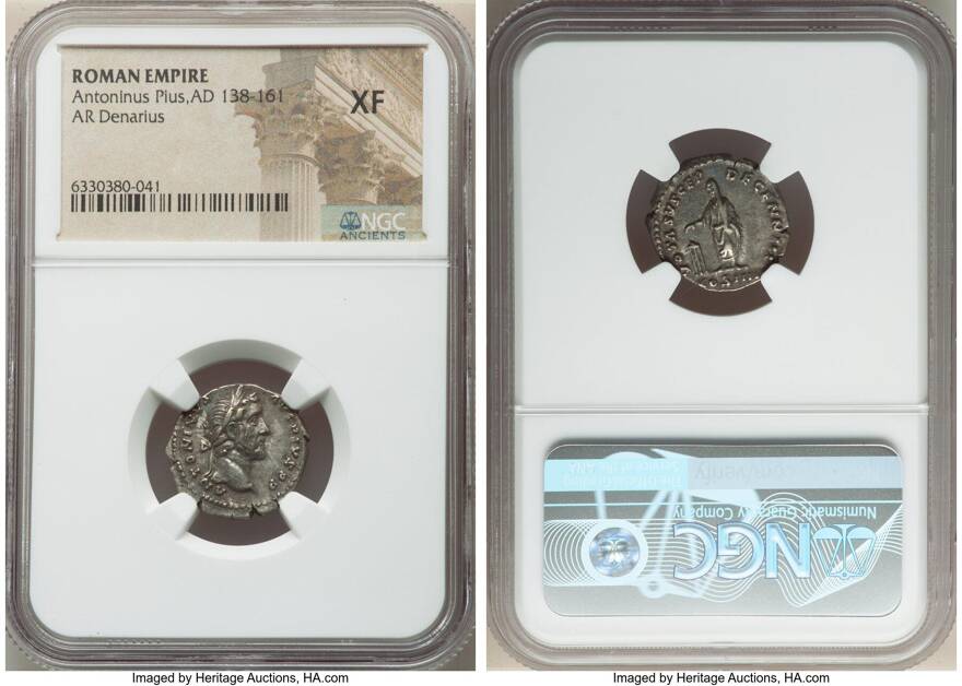 ロット: 61209 Antoninus Pius, as Augustus (AD 138-161) Auction #232301  Heritage Auctions, Inc. Sixbid