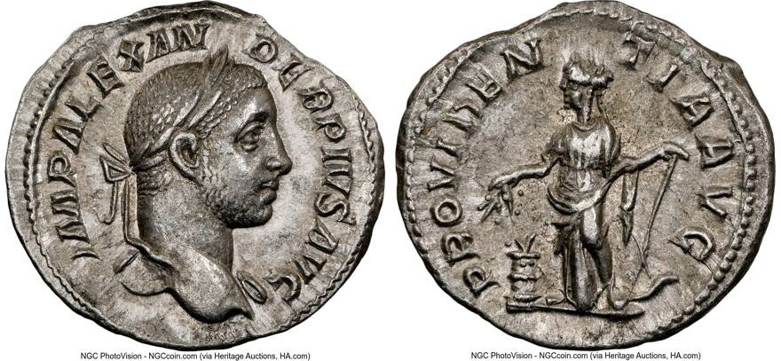 ロット: 64133 Severus Alexander (AD 222-235) Auction #232321 Heritage  Auctions, Inc. Sixbid