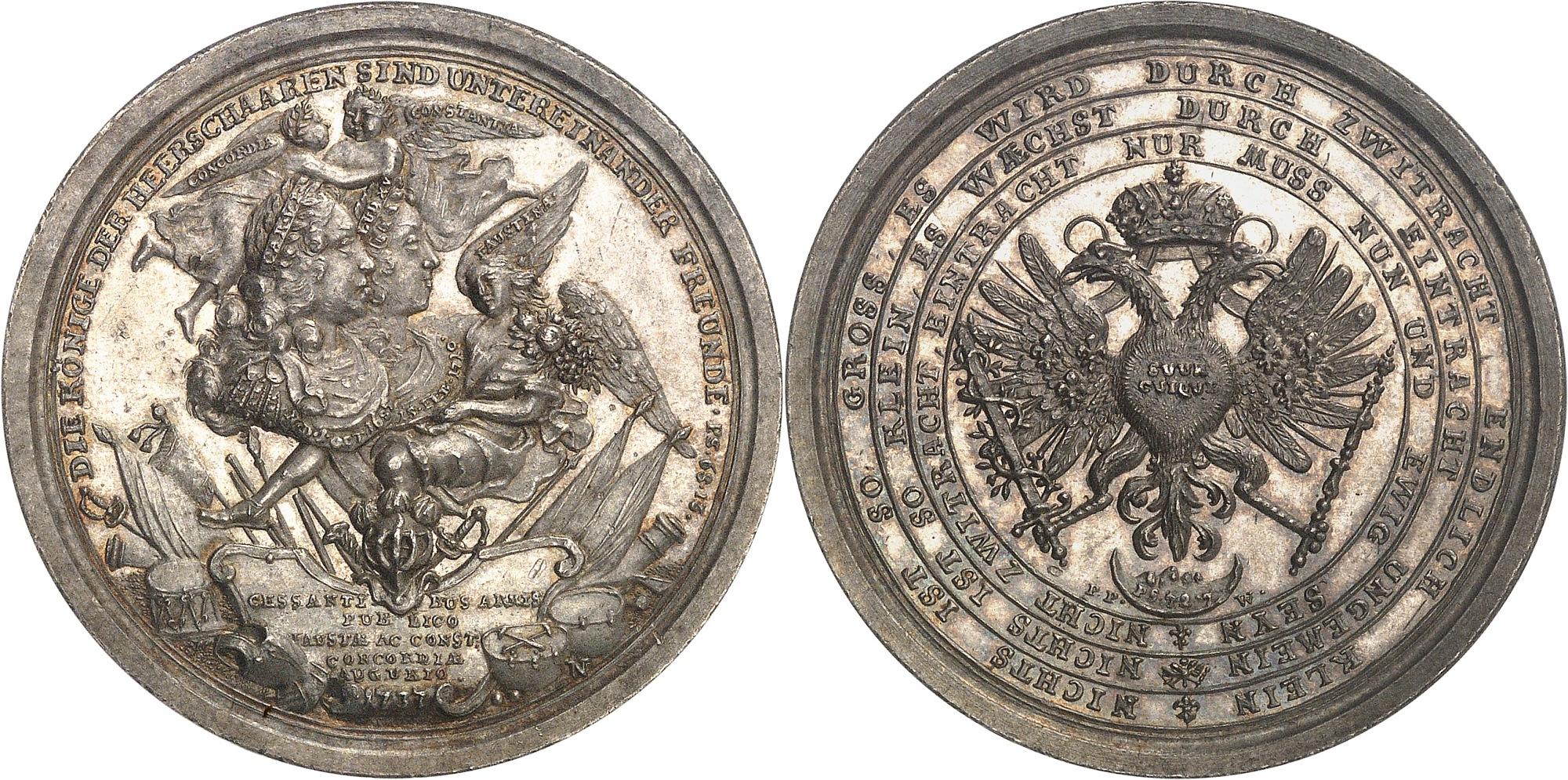 1699年フランス王国 ジュトン黄銅貨