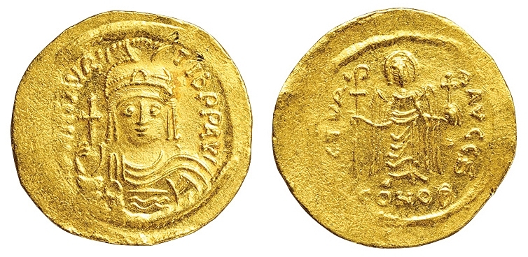 Lot: 373 | ビザンチン帝国 Byzantine Empire マウリキウス