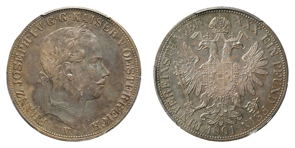 1913 オーストリア 2コロナ(クローネ)銀貨 美品 - コレクション
