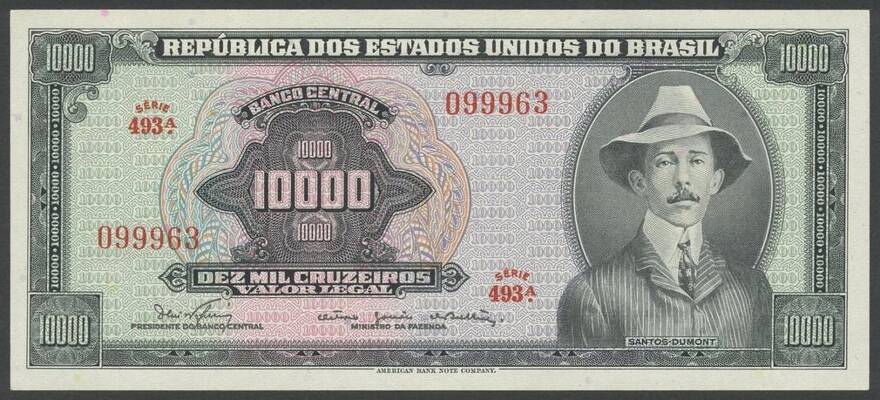 Brazil 5 Cruzeiros - Banknote - Uncirculated - Paper Money